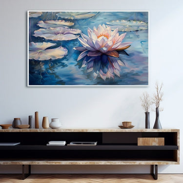 Lotus Oil Painting